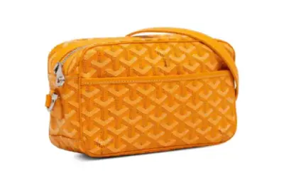 Goyard Goyardine Sac Cap Vert Crossbody Bag Orange