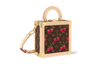 LV X TM Cerise Mini Square Trunk Bag