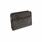 Goyard Black Goyardine Coated Canvas Jouvence MM Toiletry Pouch