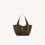 YSL Le 5 À 7 Bea Suede Bag Brown