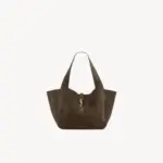 YSL Le 5 À 7 Bea Suede Bag Brown