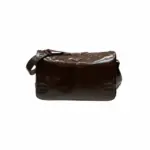 Prada Leather Sholdier Bag Dark Brown