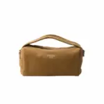 Prada Suede Leather shoulder bag Cinnamon