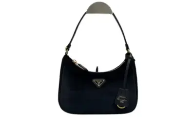 Prada Re-Edition Velvet mini Bag Black