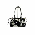 Prada Galleria medium printed leather bag Black and White