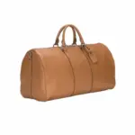 LV Keepall Bandoulière 50 travel Bag in Millésime Cuir calf Leather