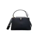 LV Capucines Bag in Black Taurillon Leather