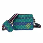 LV Taigarama Trio Messenger Eclipse Bag Green