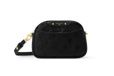 LV Tiny Camera Bag Monogram Empreinte Leather Black