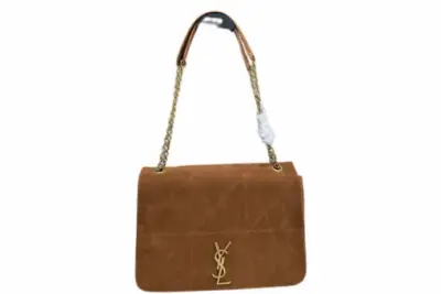 Saint Laurent Jamie 4.3 Medium Suede Shoulder Bag Caramel