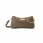 LV Pochette Monogram Empreinte Leather Smoke