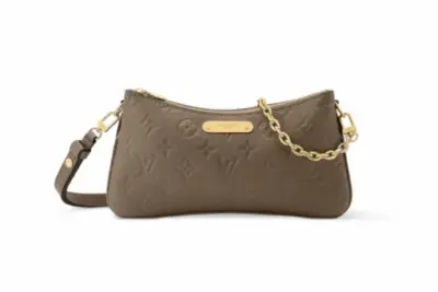 LV Pochette Monogram Empreinte Leather Smoke