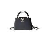 LV Capucines BB Bag Black Taurillon leather gold