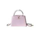 LV Capucines jasmine pink Taurillon Leather Bag