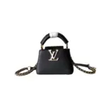 LV Capucines Mini BB Bag Black Taurillon leather gold Capucines Nano