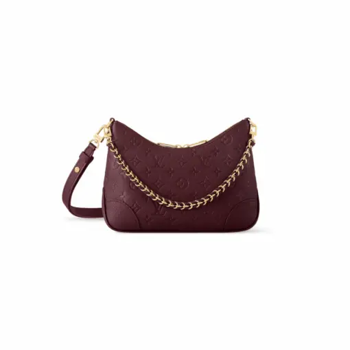 LV Boulogne PM Bag Monogram Grenat Empreinte Leather