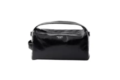 Prada Black Leather Shoulder Bag
