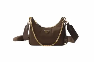 Prada Re-Edition 2005 Re-Nylon Bag Burnt Brown