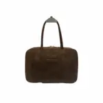Miu Miu Suede Beau Bag in Dark Brown
