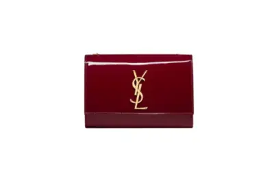 Saint Laurent Kate Small YSL Monogram Glossy Red