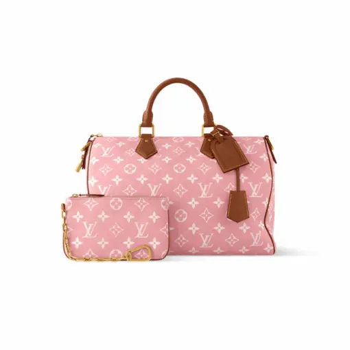 LV Speedy P9 Bandoulière Bag Pink Sakura