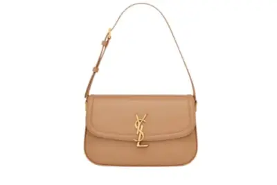 YSL Solferino Small Shoulder Bag Caramel