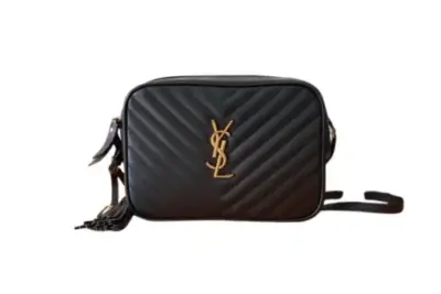YSL Lou Camera Bag Quilted Leather Matte Black