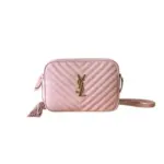 YSL Lou Camera Bag Quilted Leather Light Baby Pink