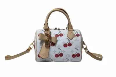 LV x TM Speedy Bandoulière 20 Monogram Cherry Bag White