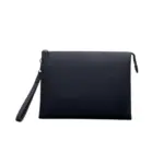 LV Aerogram Takeoff Pouch Black Calf Leather