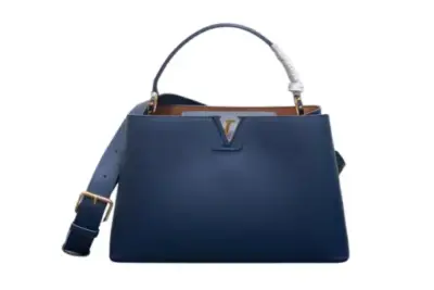 LV Capucines GM Souple Navy Blue