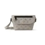 LV Pulse Wearable Wallet Bag Monogram Shadow Leather Sable