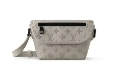 LV Pulse Wearable Wallet Bag Monogram Shadow Leather Sable