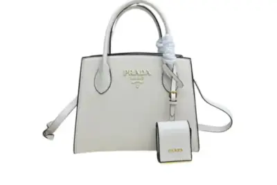Prada Monochrome Bag White
