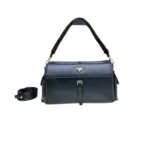 Prada Leather Shoulder Bag Black