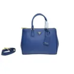 Prada Galleria Small Saffiano Leather Bag Navy Blue