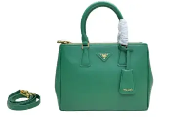 Prada Galleria Small Saffiano Leather Bag Green