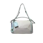LV Express PM Bag Calfskin Leather White Light Blue