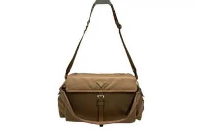 Prada Explore Medium Re Nylon Shoulder Bag Brandy