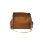 Prada Cognac Enchaîné Medium Leather Bag