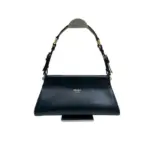 Prada Enchaîné Shoulder Bag Leather Black