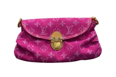 LV Mini Pleaty Pink Denim