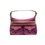 LV Monogram Denim Baggy PM Pink