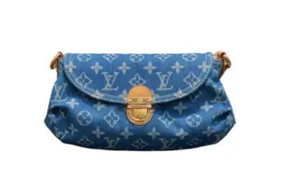 LV Mini Pleaty Blue Denim