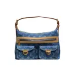 LV Monogram Denim Baggy PM Blue