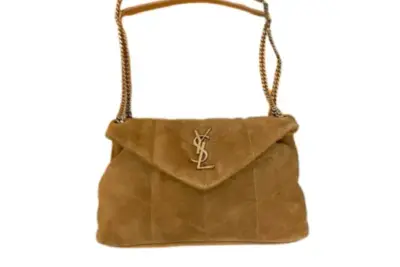 YSL Toy Puffer Lambskin Brown