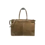Prada Bonnie Large Suede Tote Bag Brown Color