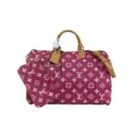 LV Monogram Speedy P9 Bandoulière 40 Bag Fuchsia