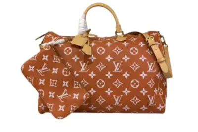 LV Monogram Speedy P9 Bandoulière 40 Bag Vibrant Orange