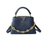 LV Capucines BB Handbag Black Taurillon Leather
